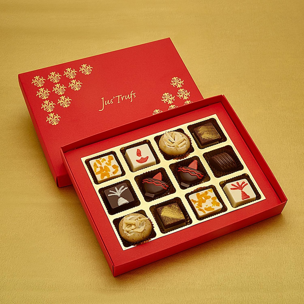  A Joyful Diwali Gift Traditional Chocolate Mithai Box