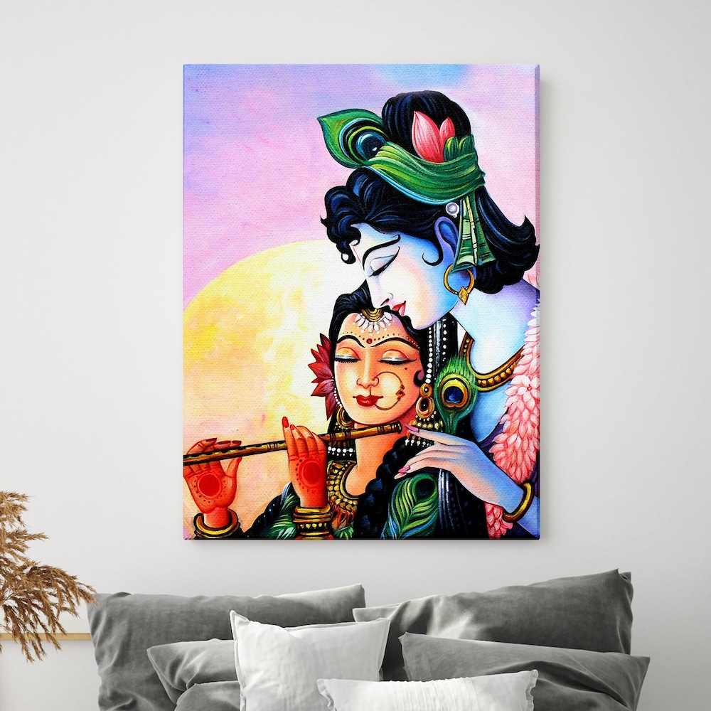  Radha Krishan Canvas painting