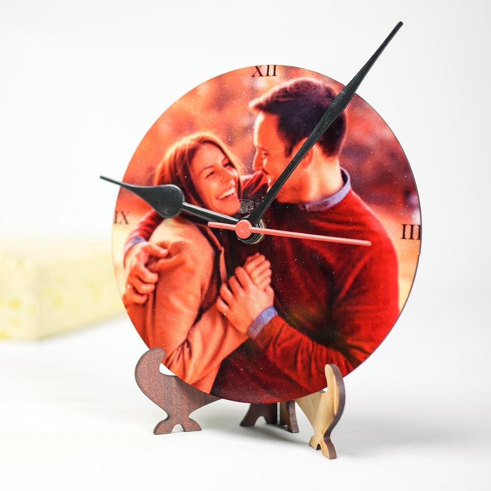  Round Shaped Sublimation Table Custom Clock