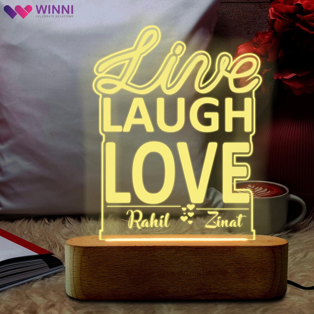  Live Love Laugh Lamp