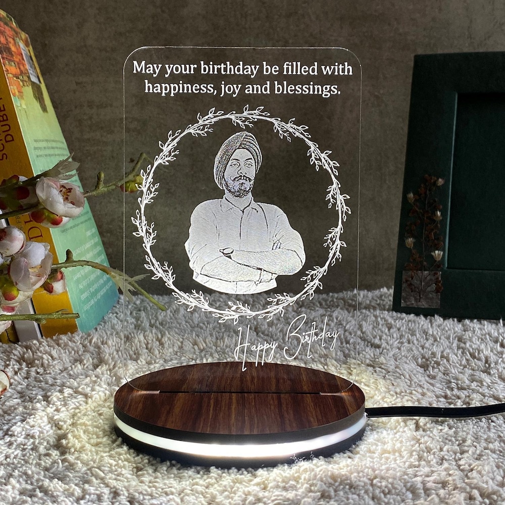  Charming LED Engraved Lamp Gift