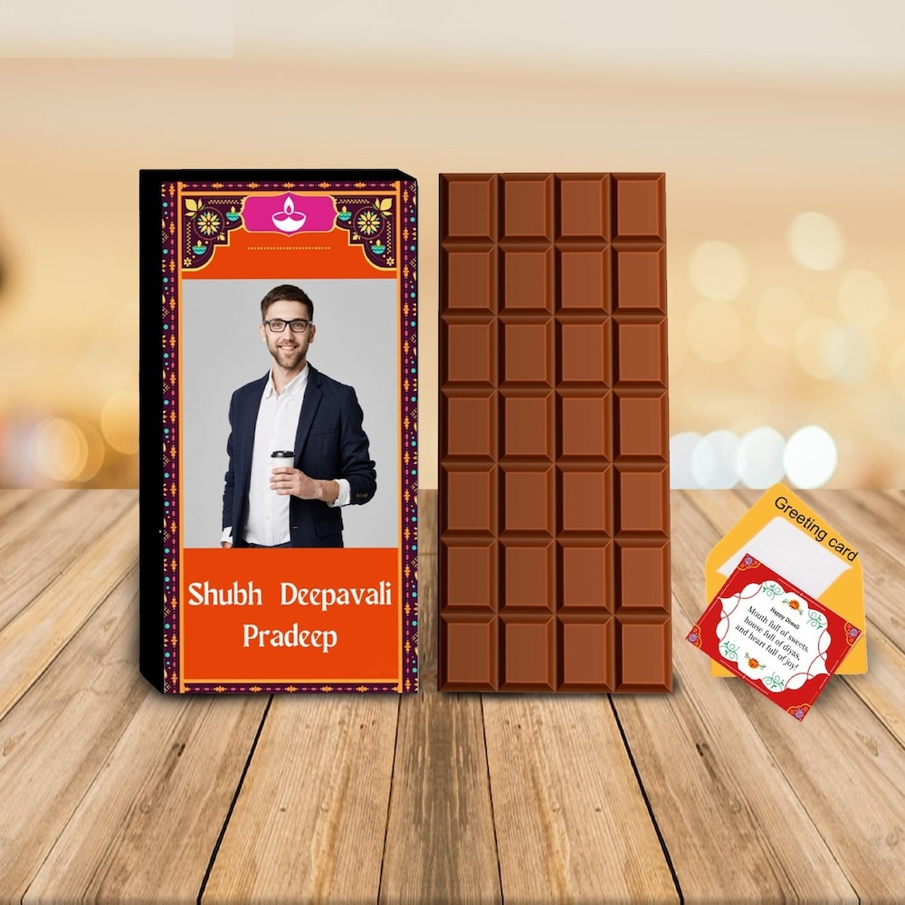  Feeling Festive Personalised Diwali Chocolate Gift For Employees