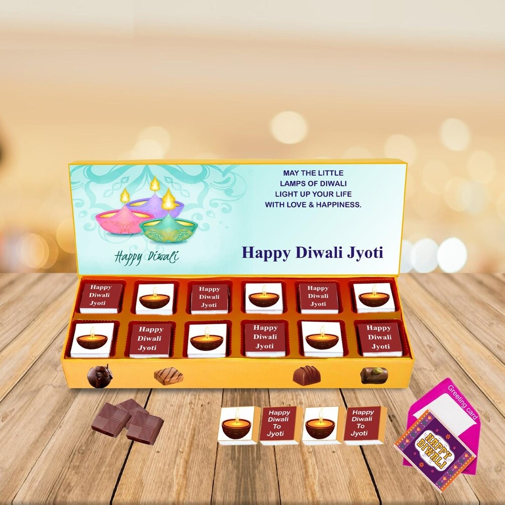  Joyous Diwali Personalised Chocolate Box For Kids