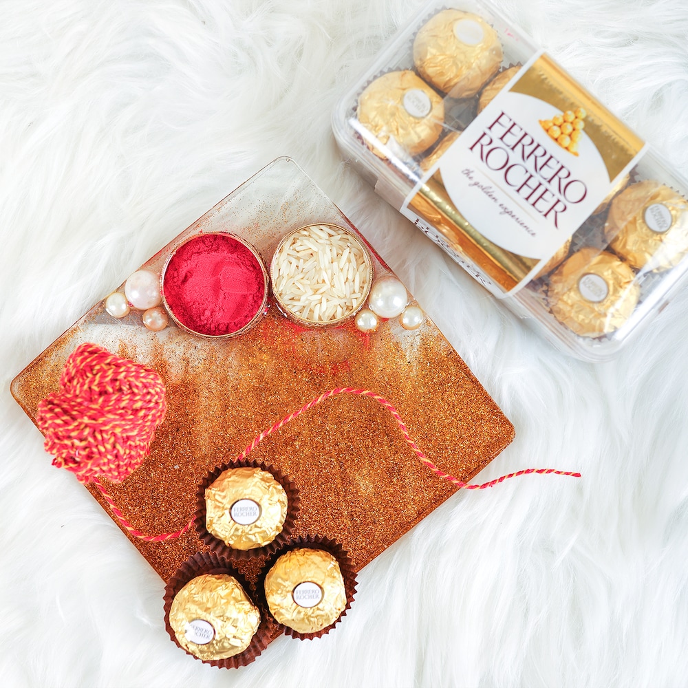  Yummy Delight Bhai Thali Gift Hamper