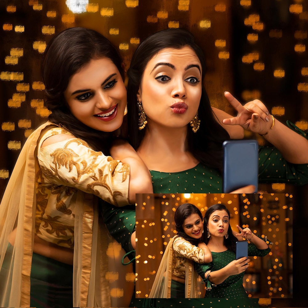  Beautiful Sisters Digital Art