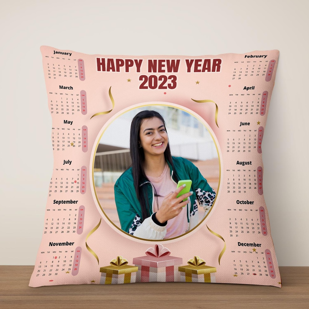  Pink Present 2023 Customized Cushion