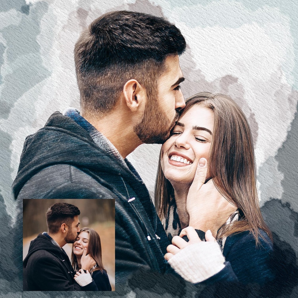  Endless Love Color Pencil Art