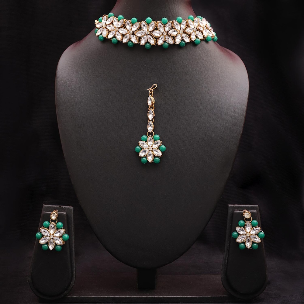  Alluring Stone Necklace Set