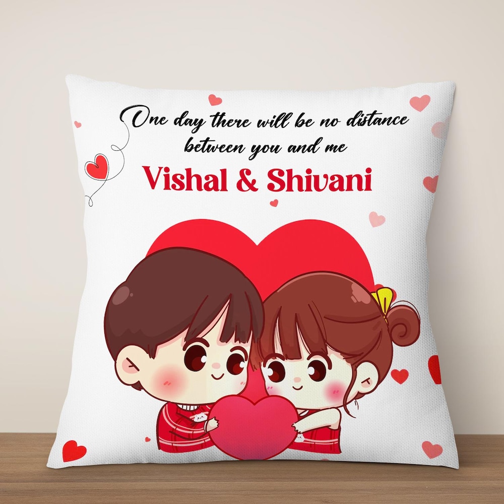  Holding Heart Personalized Cushion