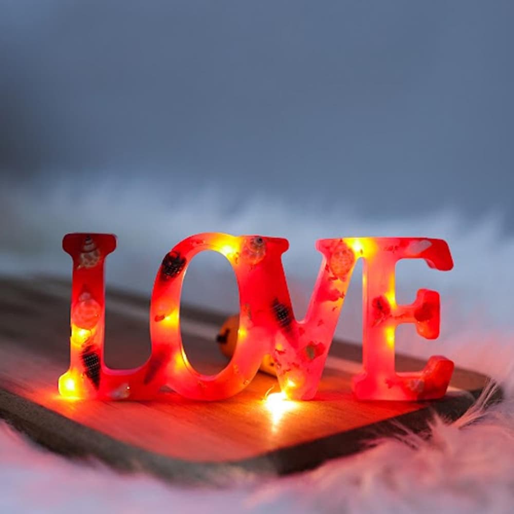  Love Led Resin Light
