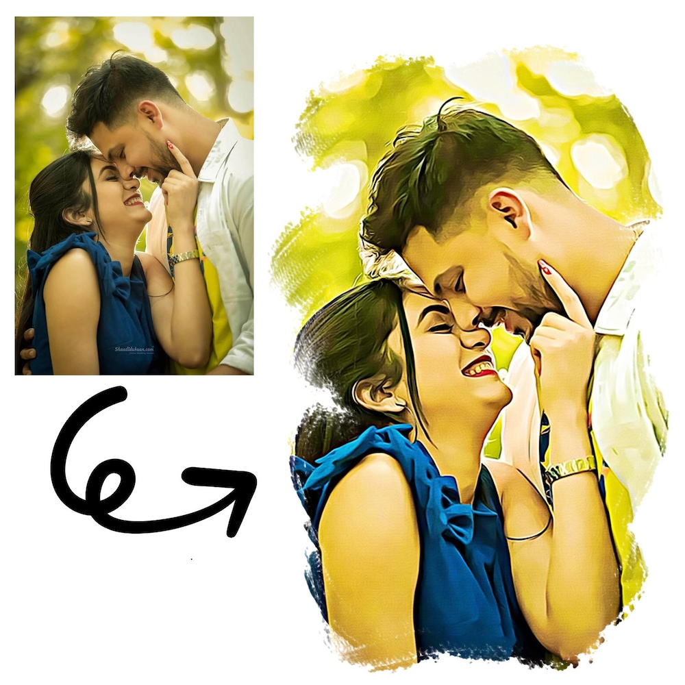  Romantic Couple Digital Art