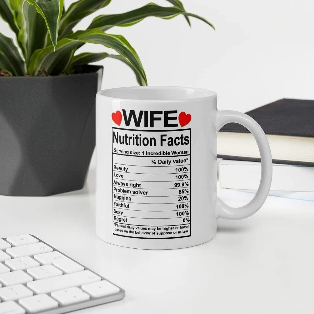  Wife Nutrition Facts Coffee Mug