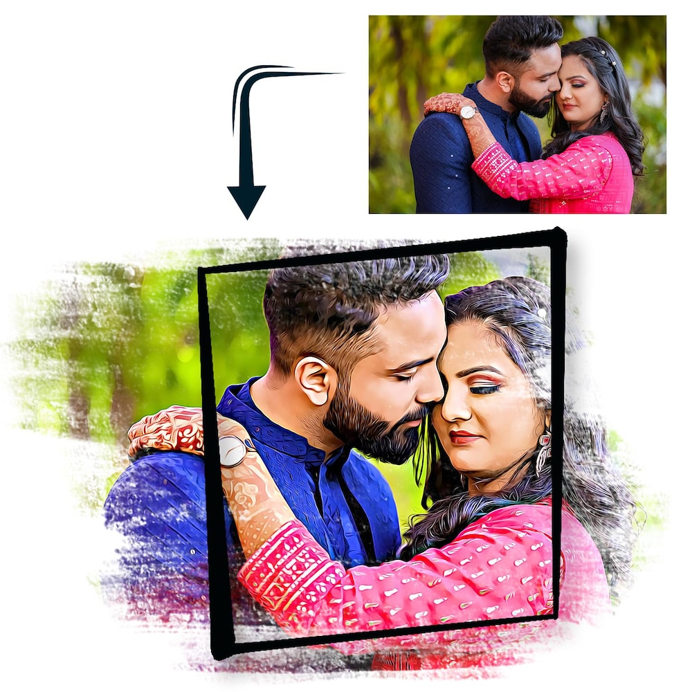  Forever Lover Oil Painting Art