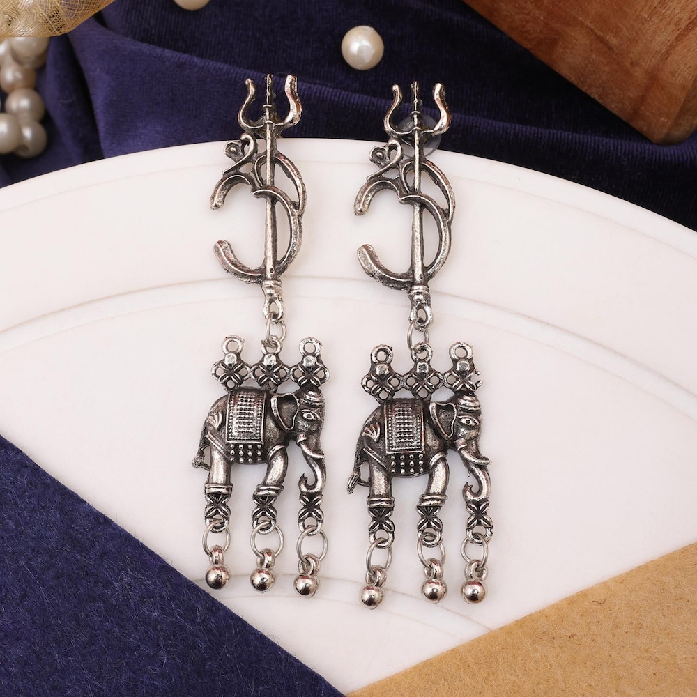  Elephant Design Earrings