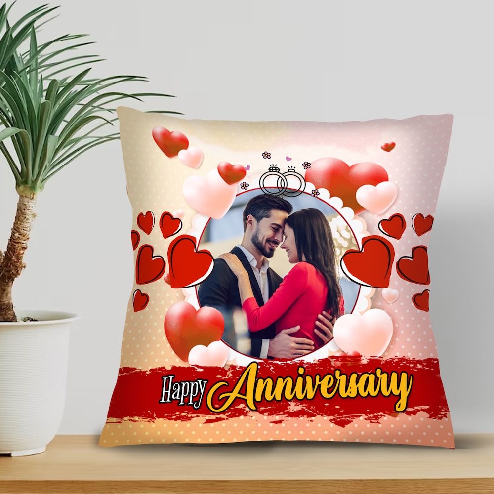  Personalised Anniversary Cushion