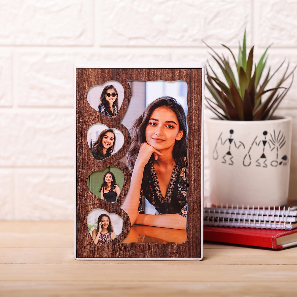  Pretty Girl Heart Shape Led Frame