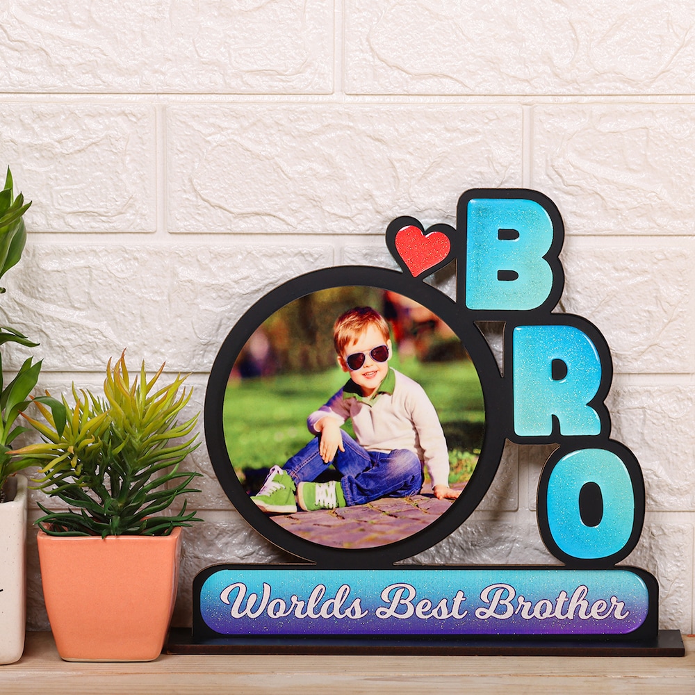  World Best Bro Resin Art Frame