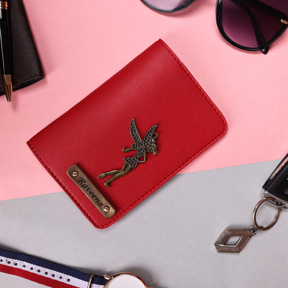  Personalized Red Passport Cover