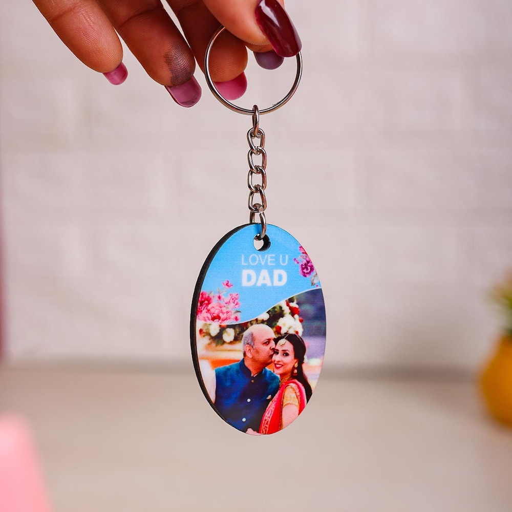  Love You Dad Personalized Key Chain