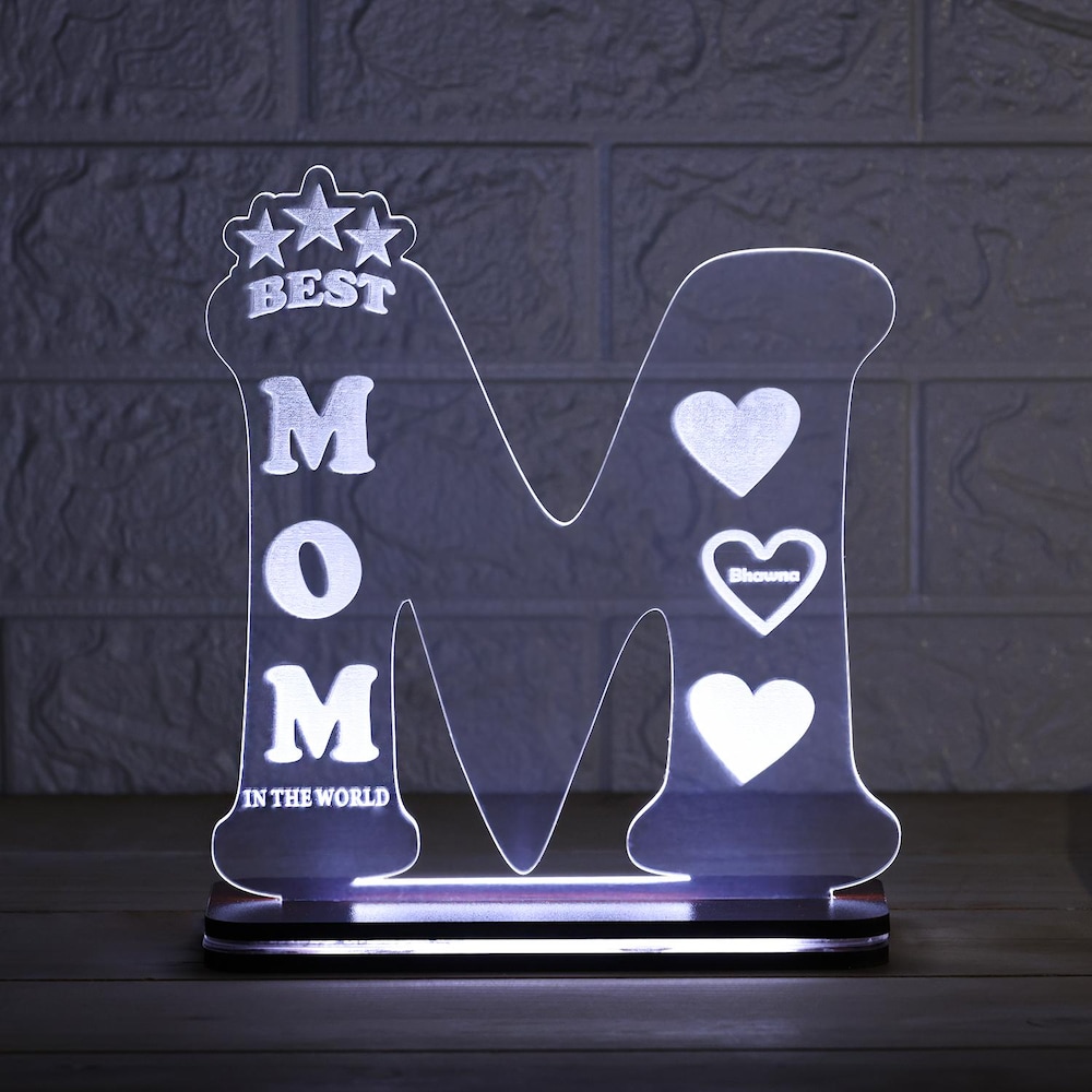  Best Mom In The World Mothers Day Led Lamp