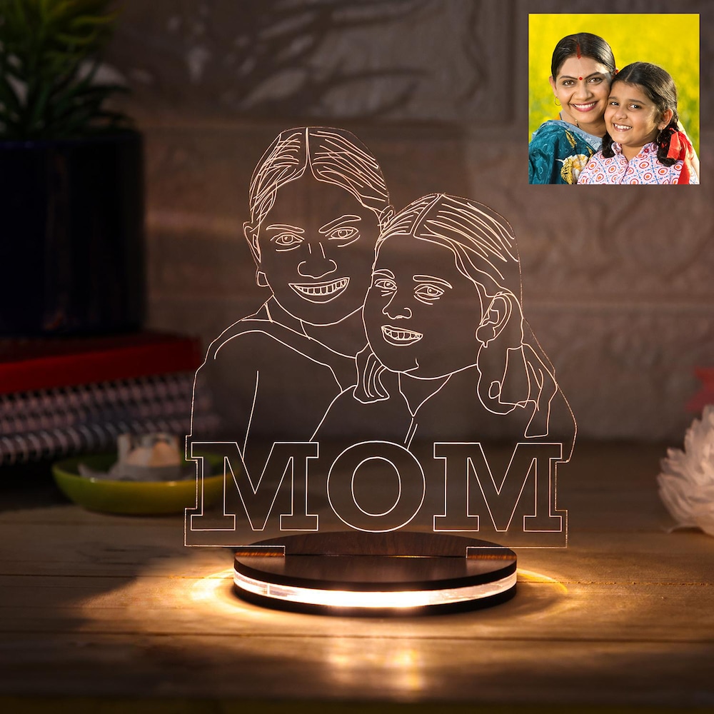  Beautiful Mothers Day Photo Out Line Led