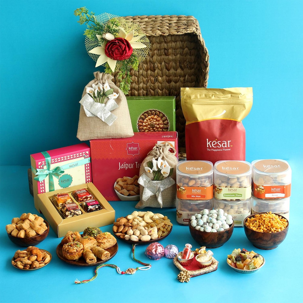  Scrumptious Choco And Nuts With Rakhi Combo