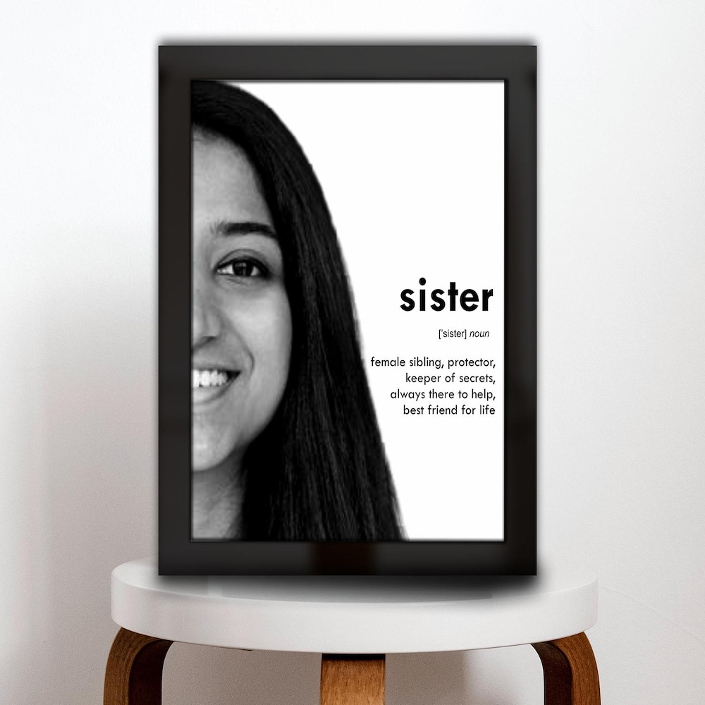  Real Meaning Of Being A Sister Photo Frame
