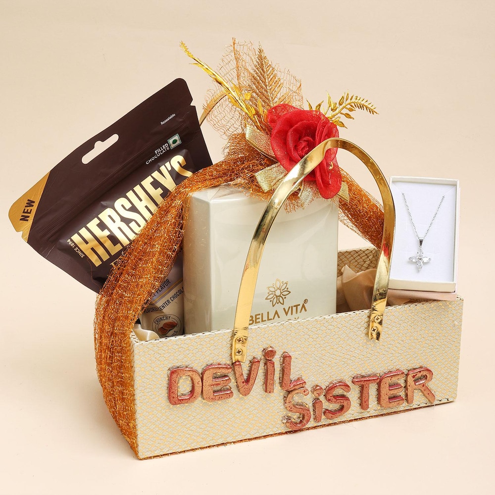  Fragrant Charms And Sweet Delights Hamper For Sister