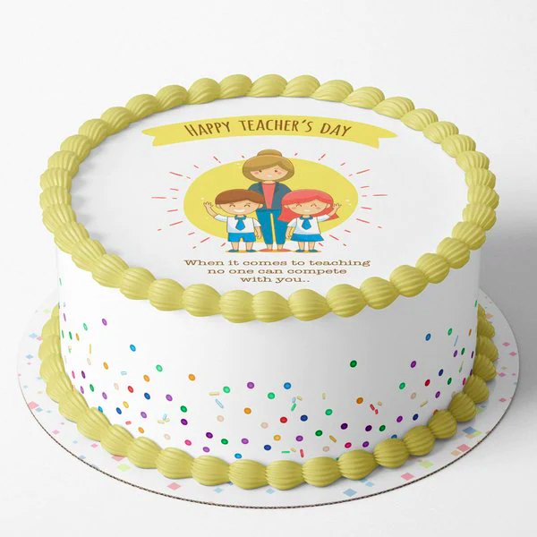  Designer Teachers Day Cake