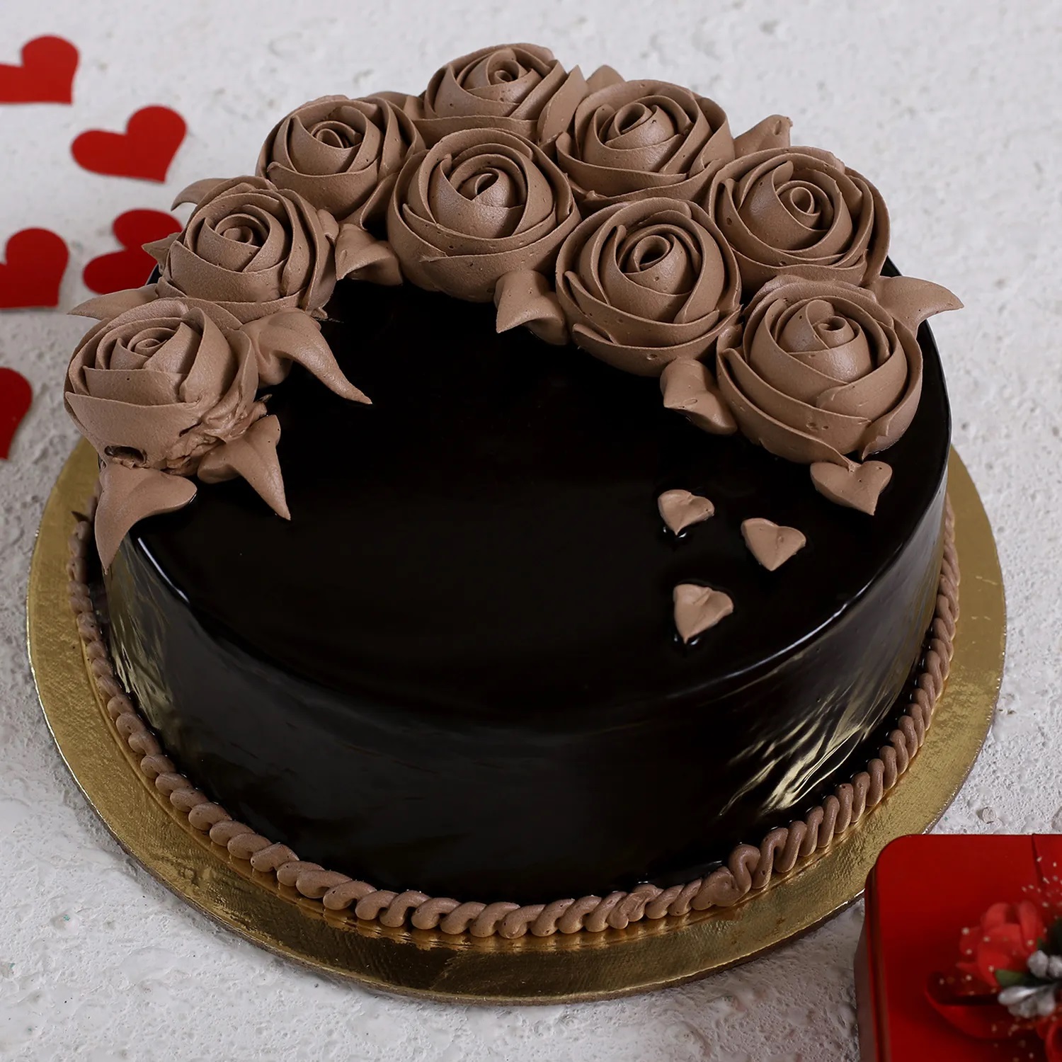  Chocolate Rose Designer Cake