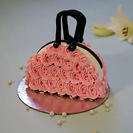  Floral Purse Cake