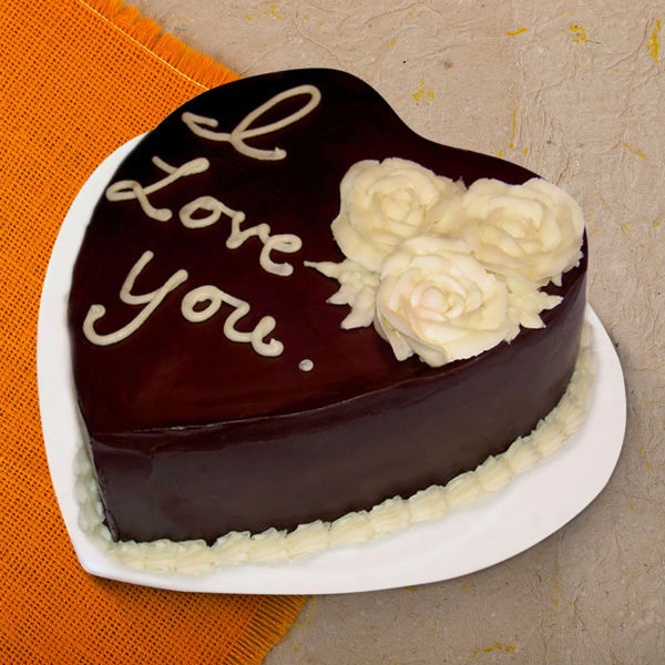  I Love You Chocolate Cake