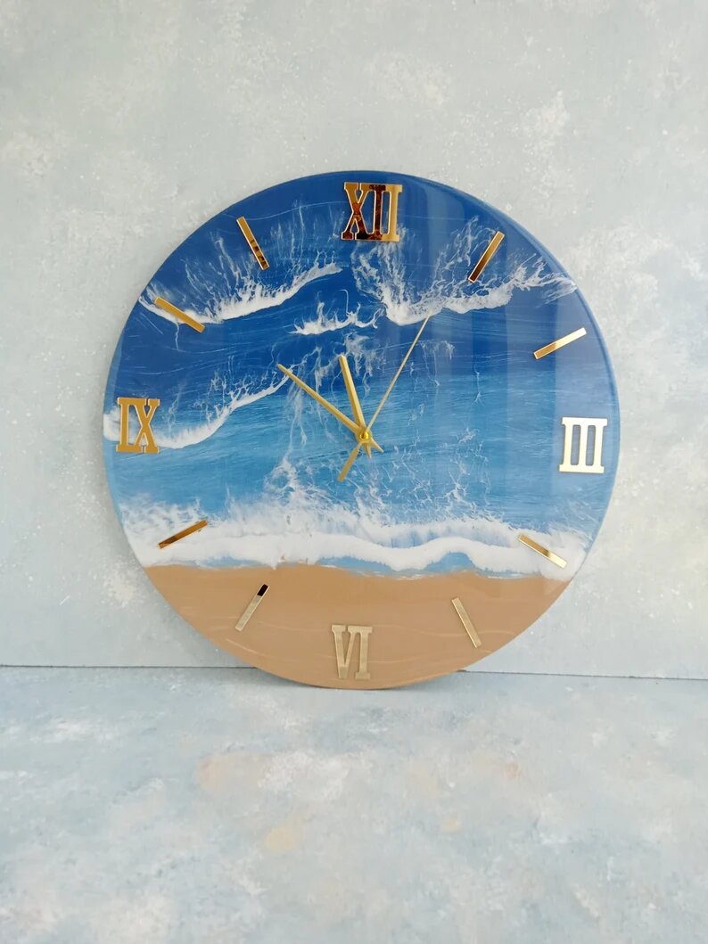 Large Epoxy Wall Clock