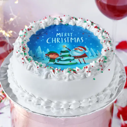  Christmas Photo Cake