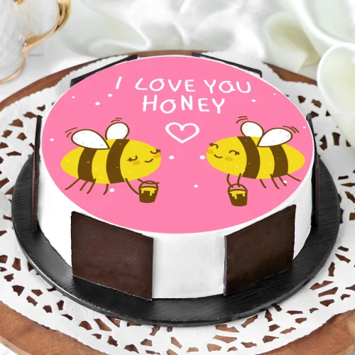  Honey Bees Proposal Cake