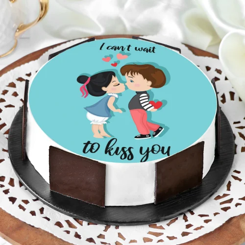  I Want To Kiss You Cake