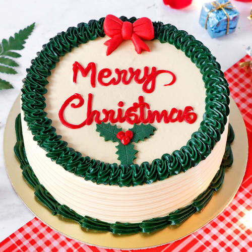  Merry Christmas Butterscotch Cake