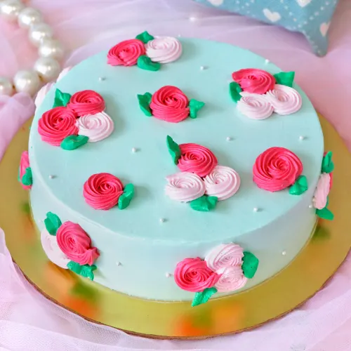  Roses & Pearls Chocolate Cake