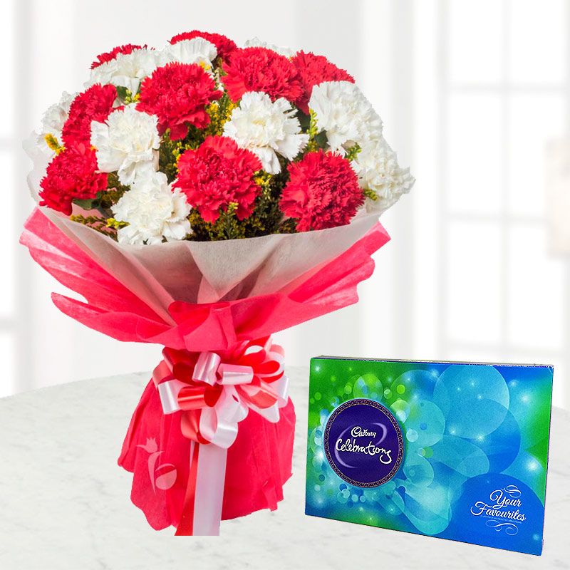  Purely Sweet Carnations and Chocolates