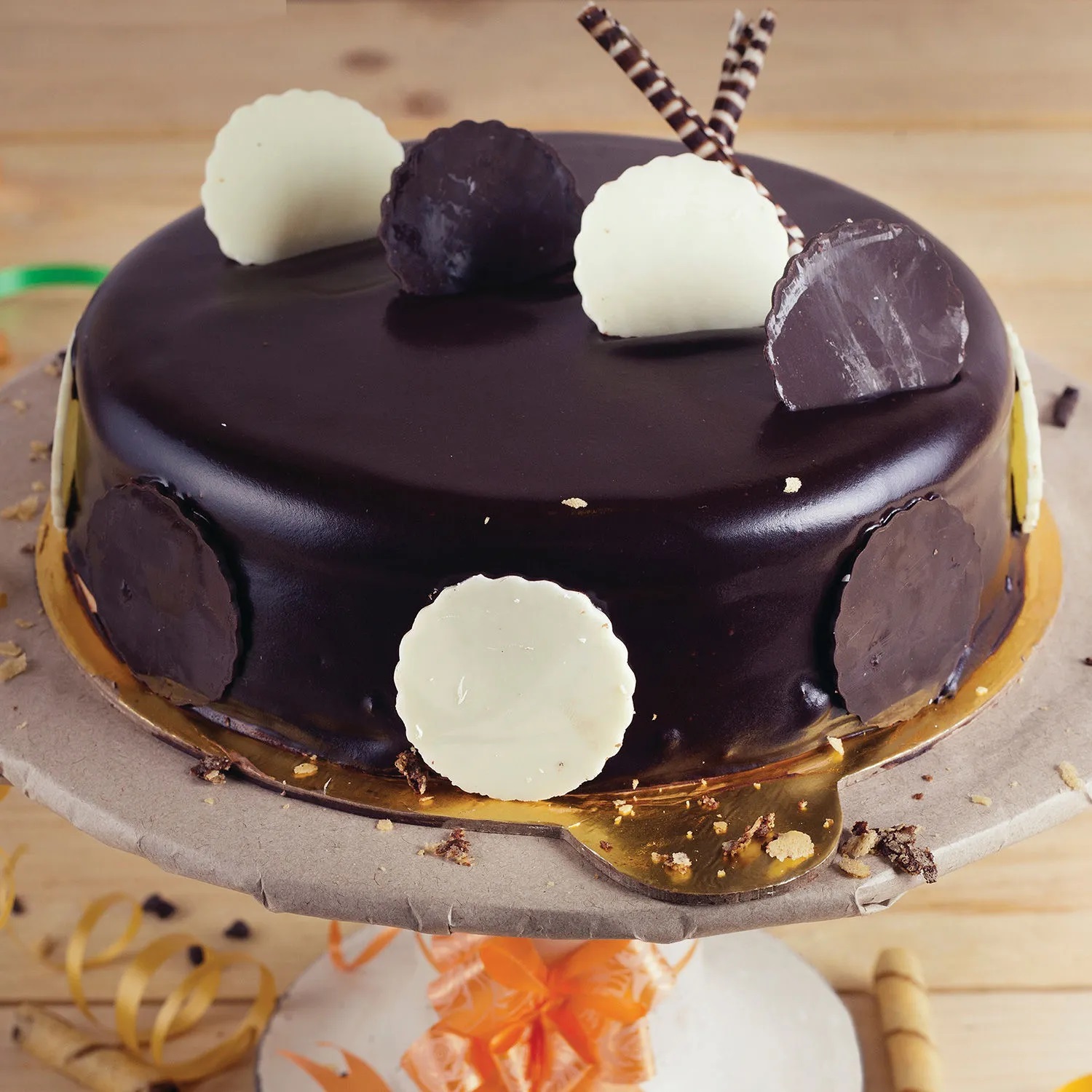  Rich Chocolaty Cream Cake