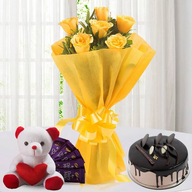  Roses N Choco Hamper Combo