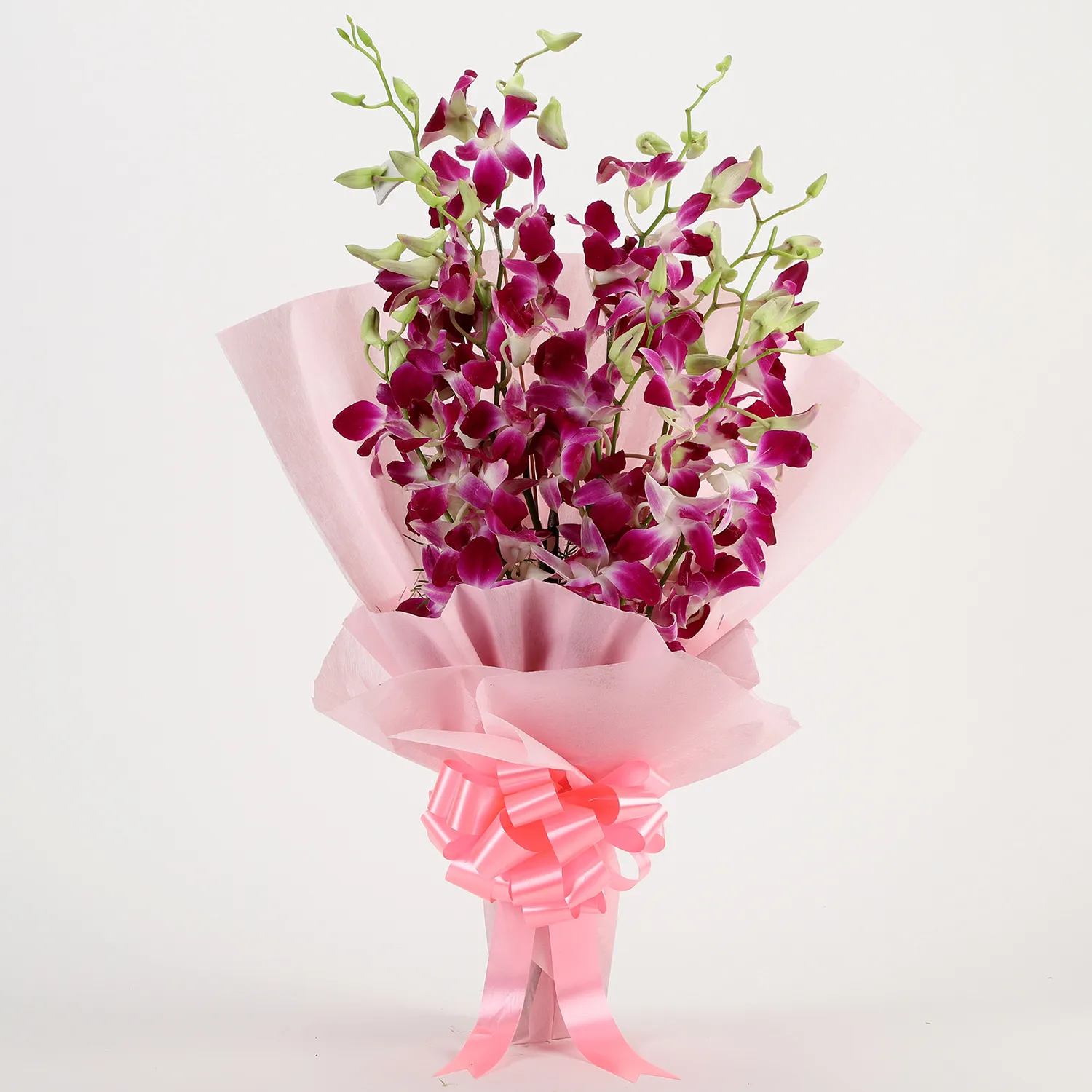  Love One Purple Orchids Bouquet