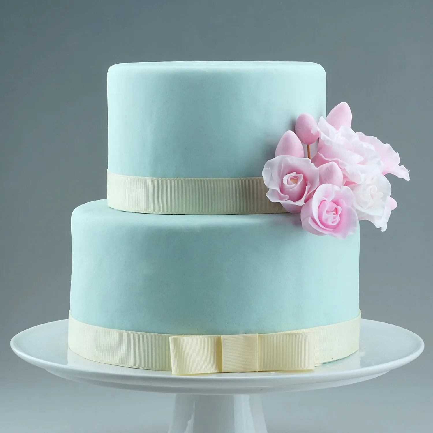  Two Tier Floral Designer Cake