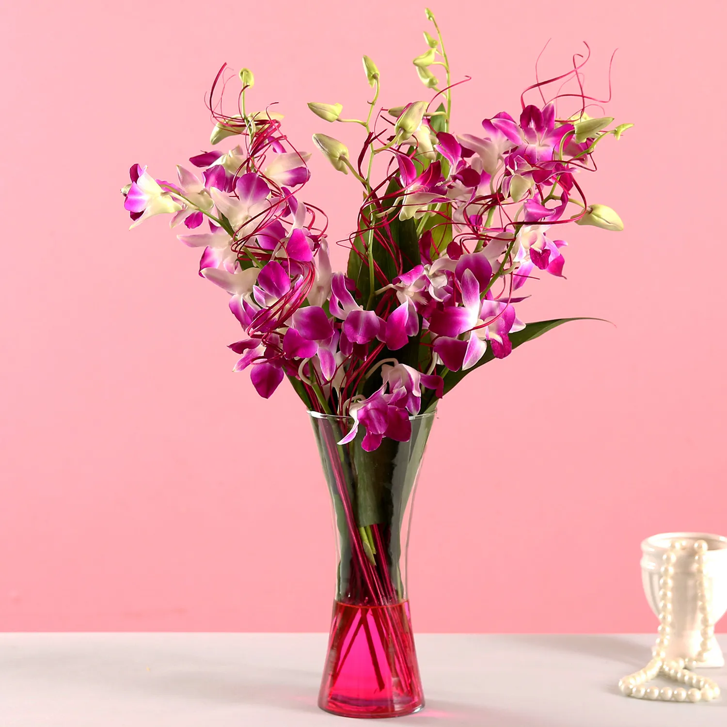 Vibrant Purple Orchid Bunch